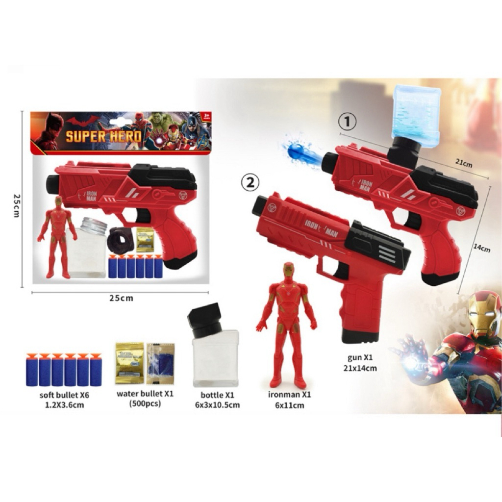 Mainan anak Glock Laser tembakan Water gel outdoor peluru gel dan soft