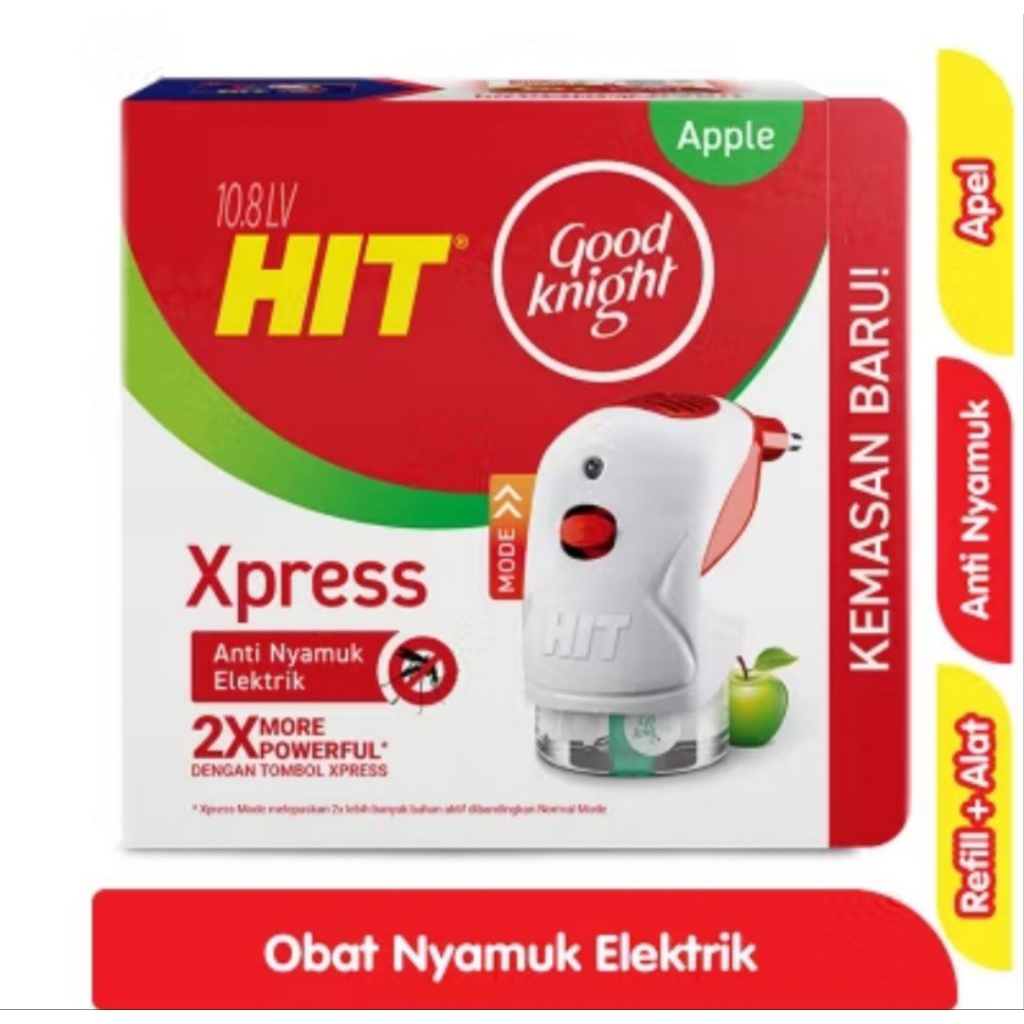 HIT Expert/Xpress Set + Refill Obat Nyamuk Elektrik