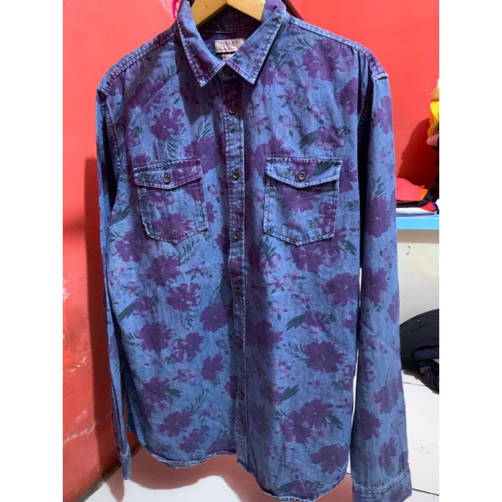 KEMEJA DENIM ZARA MAN