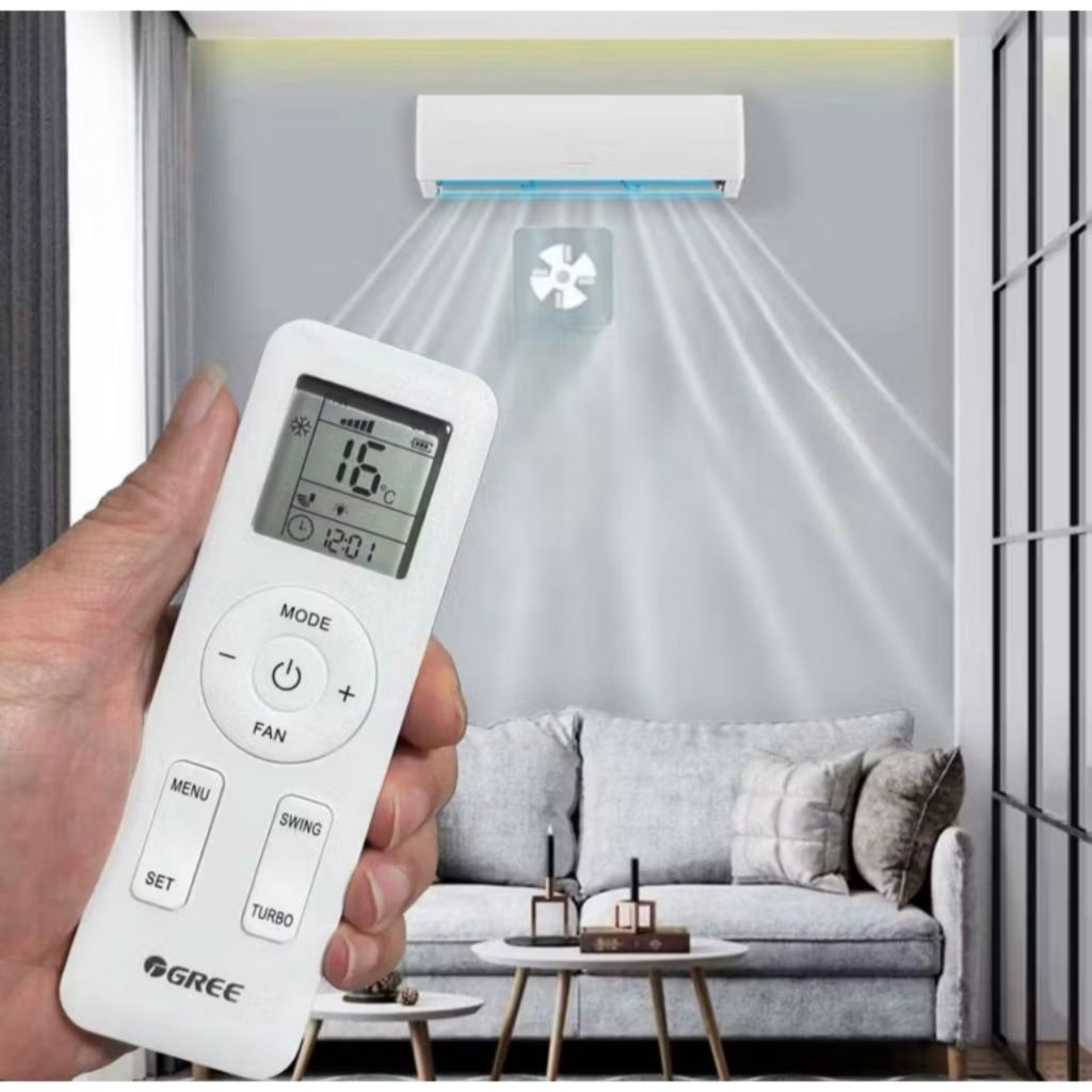 Remote AC GREE YAY1FA GWC-05C3E(S) GWC-07C3E(S) GWC-09C3E(S) GWC-05MOO5 GWC-07MOO5 GWC-09MOO5A GWC-0