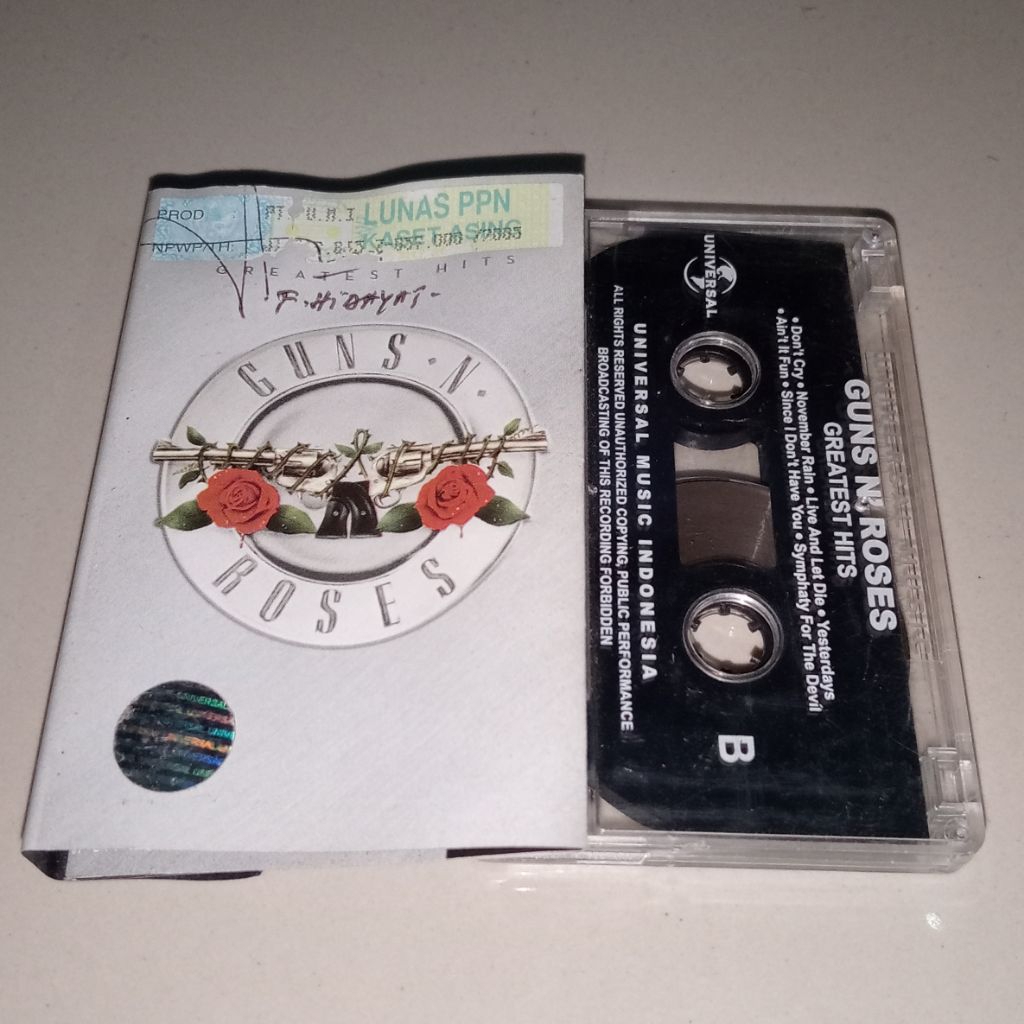 Kaset Guns N Roses - Greatest Hits
