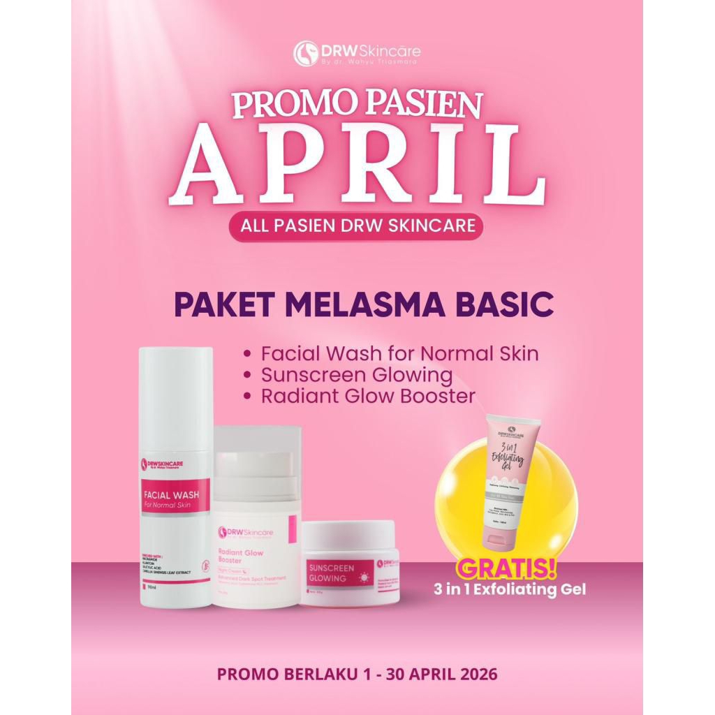 DRW SKINCARE / PAKET MELASMA BASIC / PAKET MELASMA BASIC DRW SKINCARE / PAKET SKINCARE / PAKET DRW S