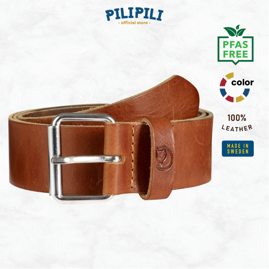 Fjallraven Singi Belt 4 cm - Ikat Pinggang Leather Belt Pria Wanita Premium