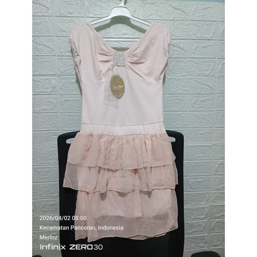 Dress warna pink size remaja 14 th