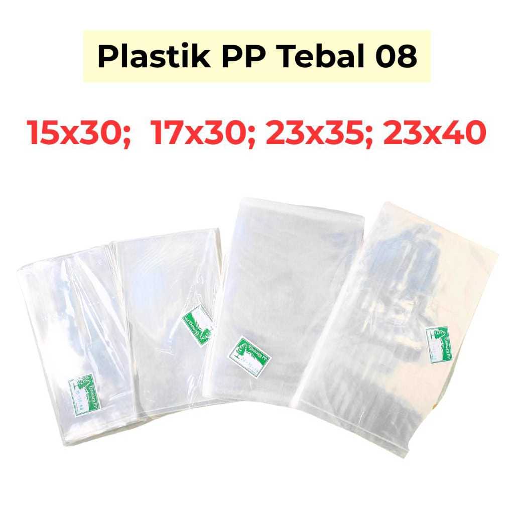 Plastik PP Bening Bangkuang - Aman untuk Makanan, Tampilan Bening, Las Ganda Kuat