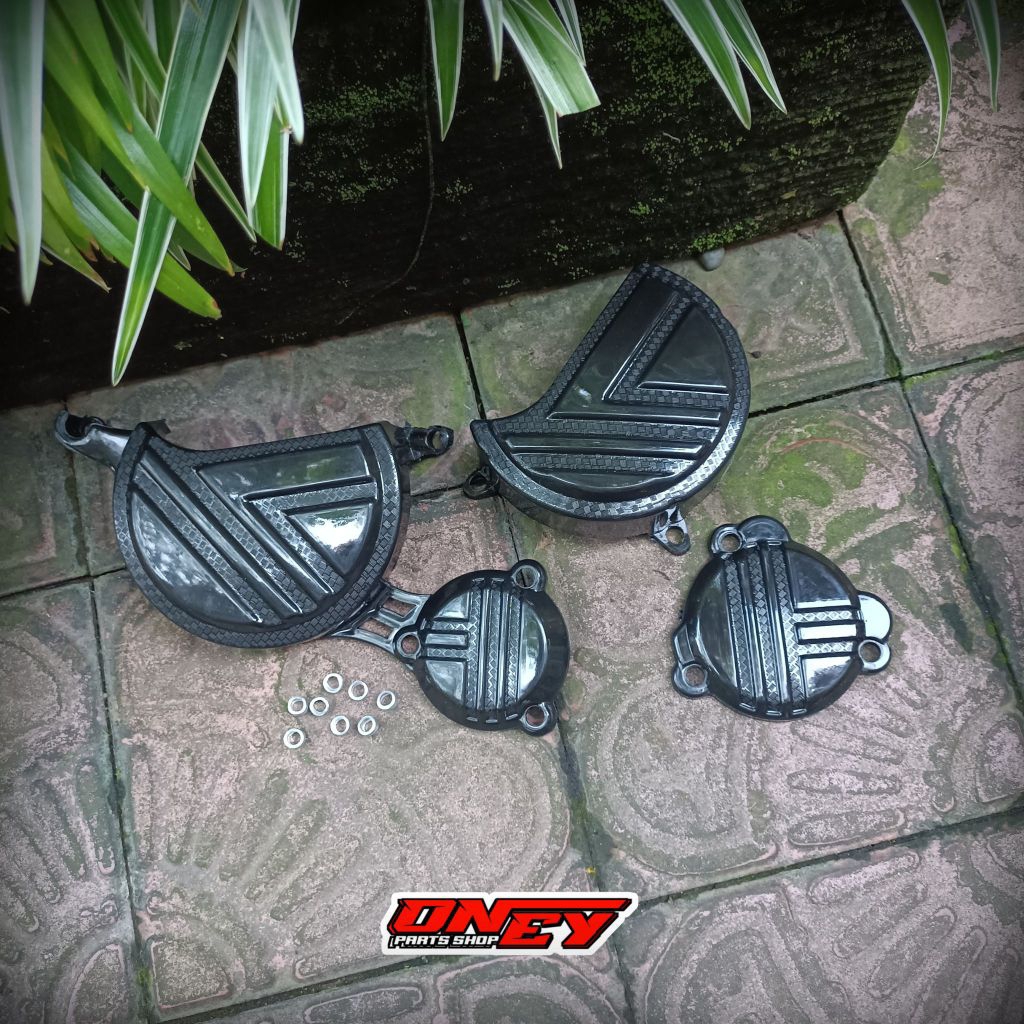 Cover Tutup Pelindung Mesin Kanan Dan Kiri KLX 150 S, L, G, BF, DTracker