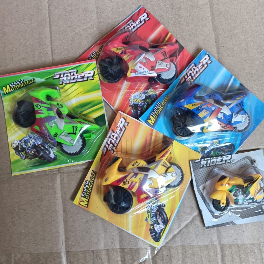 Mainan Anak Super Spinggo Besar Medium Miniatur Motor Gp Jempiing
