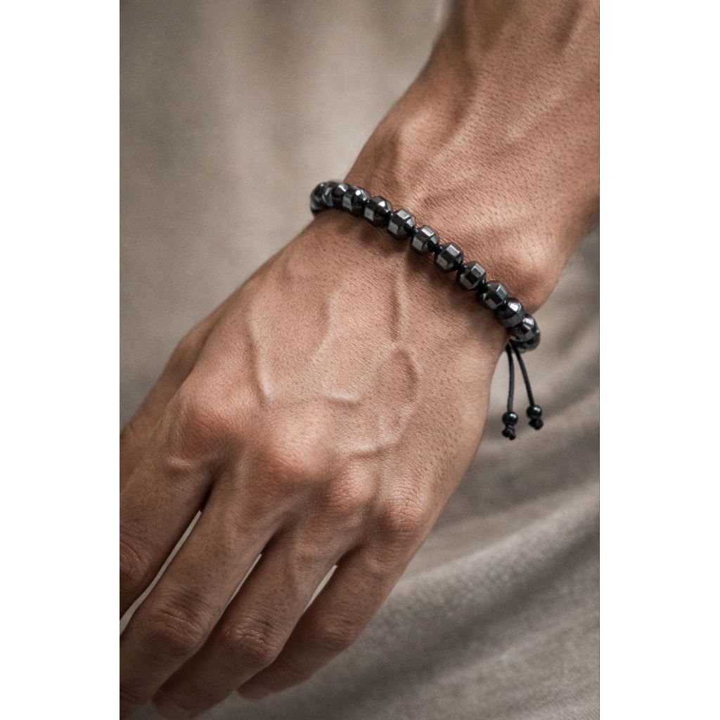 Gelang hitam batu giok asli China