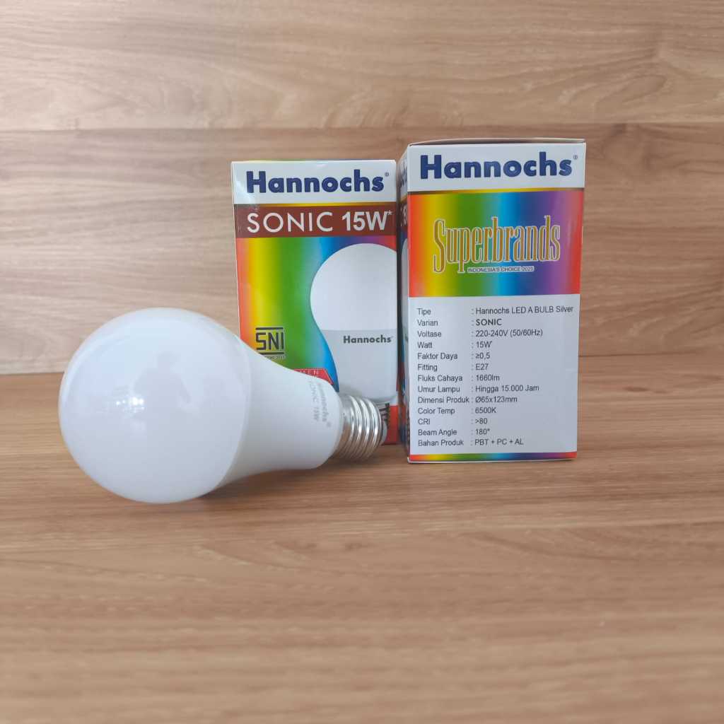 Lampu 15 Watt Hannochs Bohlam LED Hannochs Sonic