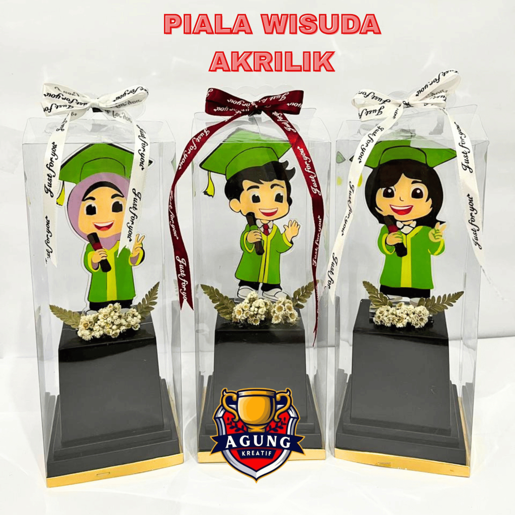 Piala Akrilik Wisuda | Piala Penghargaan | Piala Akrilik Wisuda Custom