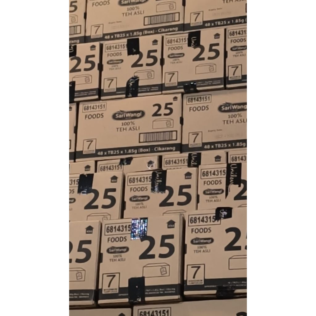 Teh Sariwangi TB25, Bubuk Teh Kotak Sariwangi