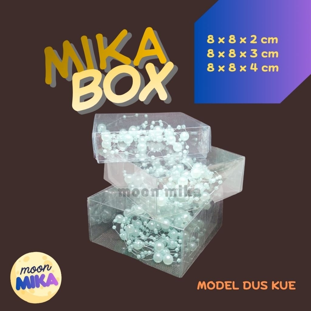 [MIKA] Box Souvenir / Kotak Bros / Brooch Box / Mika Kue / Packaging Pie / Kemasan Brownies / Packag