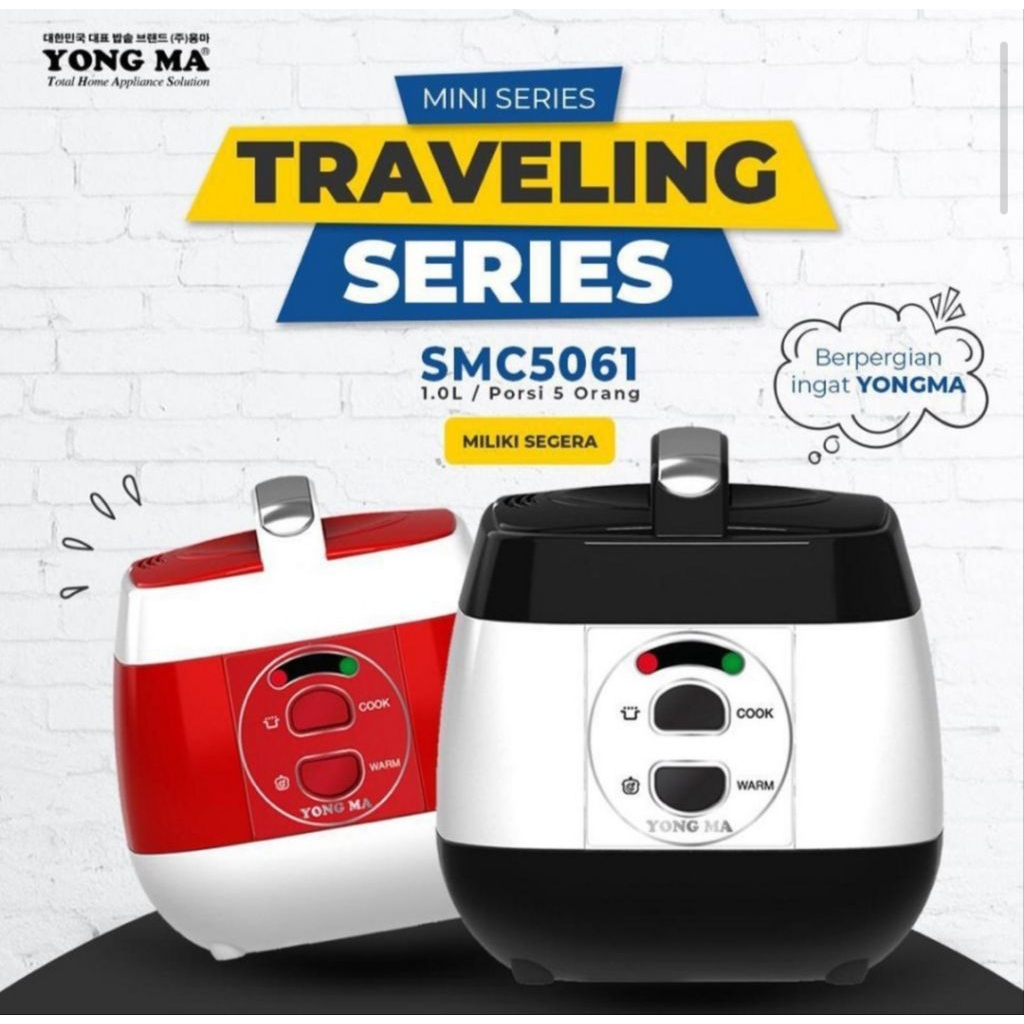 YONG MA MINI RICE COOKER SMC-5061 / 1,0 LITER