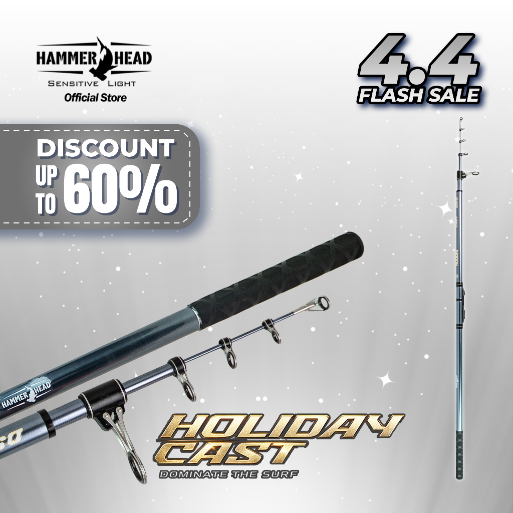HAMMER HEAD Joran Pancing Surf Casting HOLIDAY CAST 360 - 450CM X30 High Modulus Carbon Fuji Ring Gu