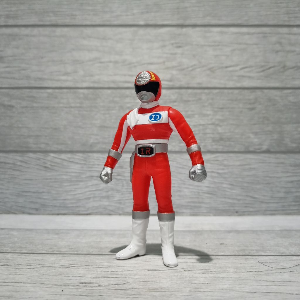 Sofubi Figure Super Sentai Series Red Hero Denziman