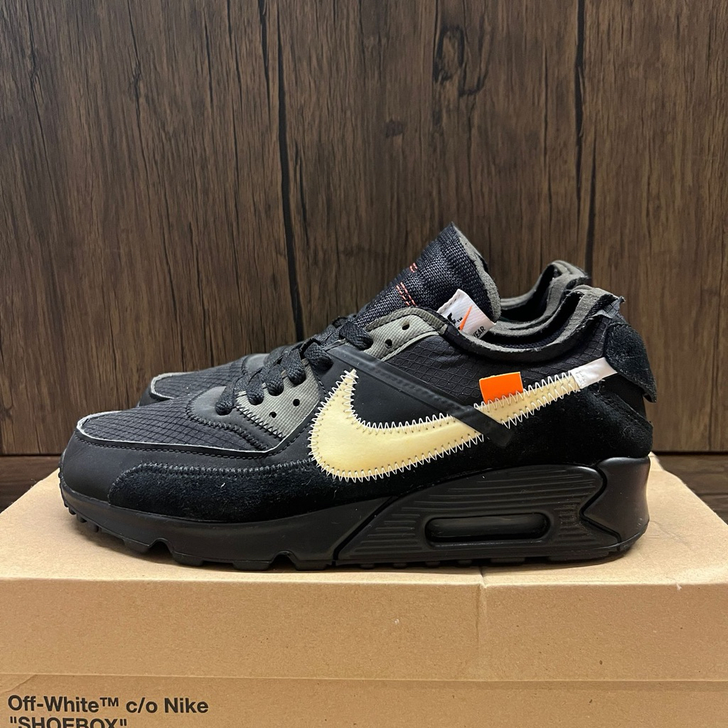 nike airmax o*f white black bekas