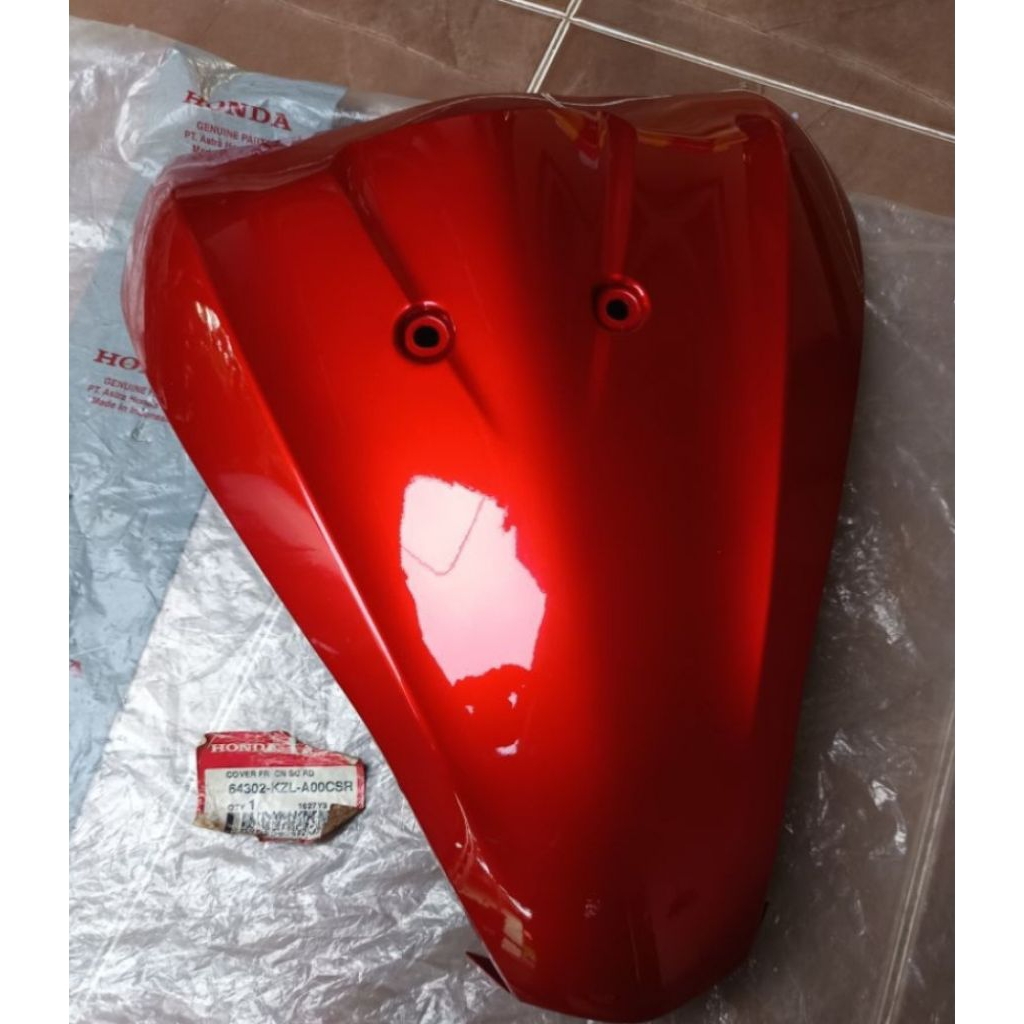 64302 KZL A00CSR TAMENG COVER PANEL DEPAN HONDA SPACY MERAH ORIGINAL AHM