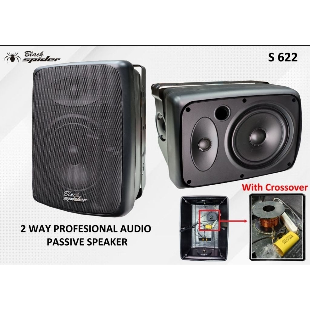 SPEAKER PASIF 6in BLACKSPIDER S 622