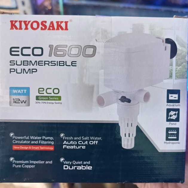 Pompa Aquarium Kiyosaki ECO 1600 - Efisien, Hemat Listrik, Arus Air Kuat
