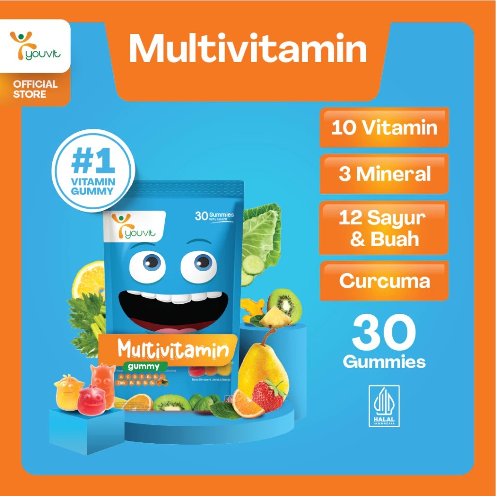 Youvit Multivitamin Gummy  Multivitamin Anak