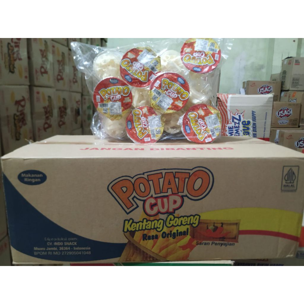 SNACK POTATO CUP KENTANG GORENG 1 DUS