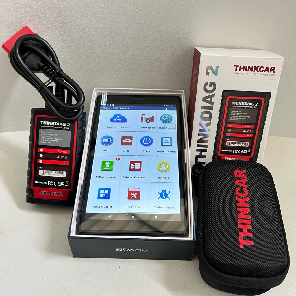 SCANNER MOBIL UMUM ALAT BERAT DAN HD FULL SOFTWARE DIAGZONE 12V 24V OBD2 MOBIL