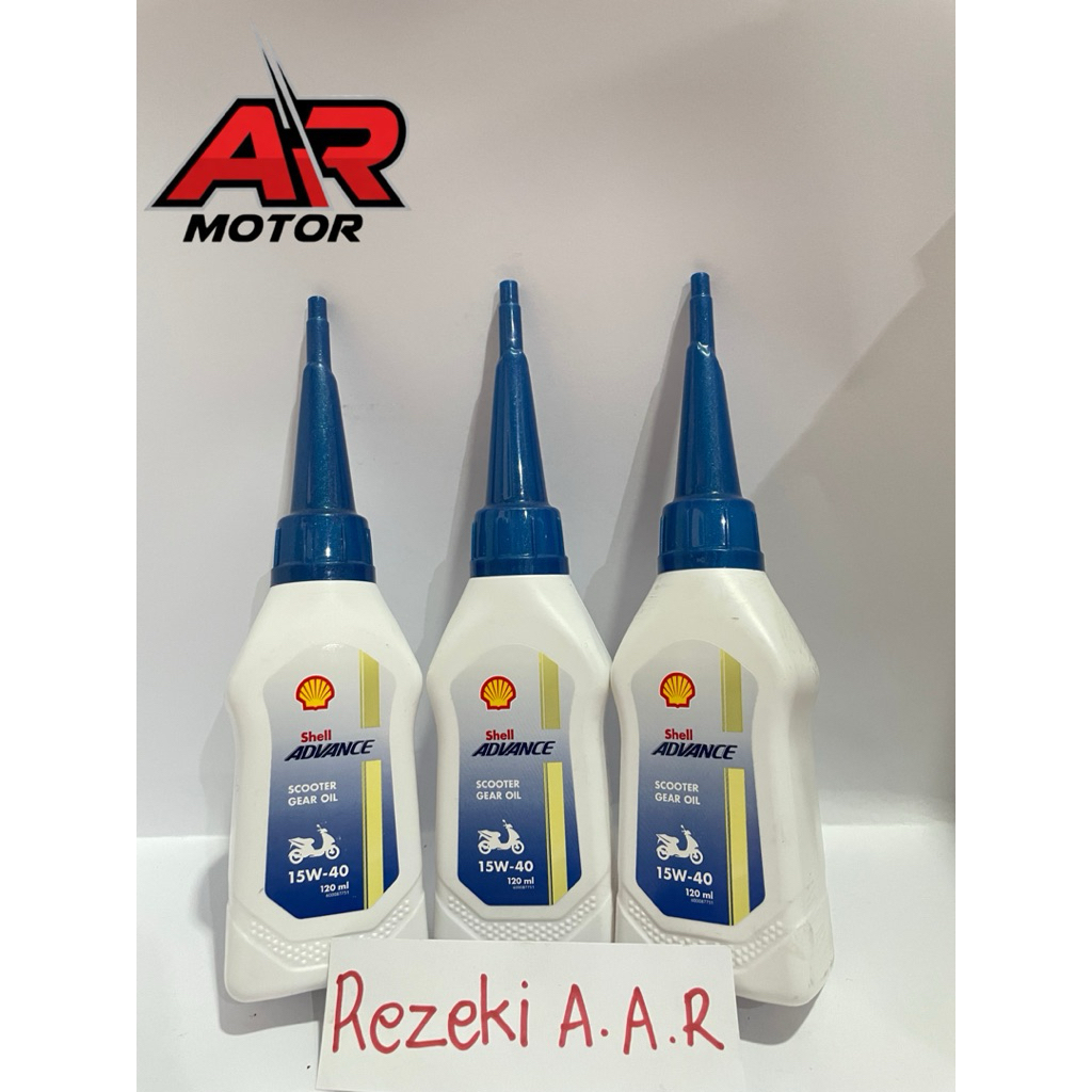 Shell Oli Gardan 120ml 15W-40 Oli Gear Motor Matic Pelumas Gardan Motor