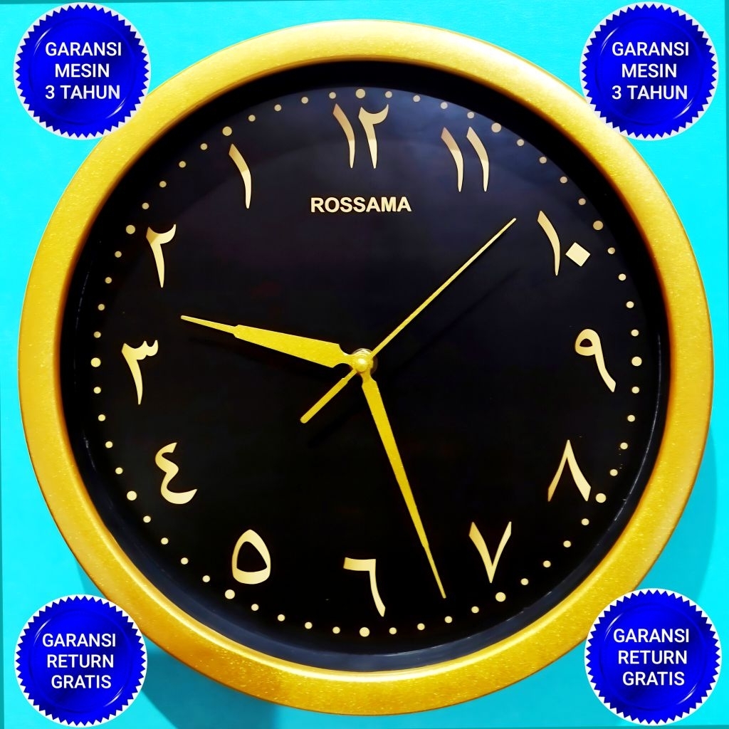 JAM DINDING ROSSAMA 101 // JAM DINDING BESAR // JAM DINDING ARAB // JAM DINDING ARABIC  // JAM DINDI