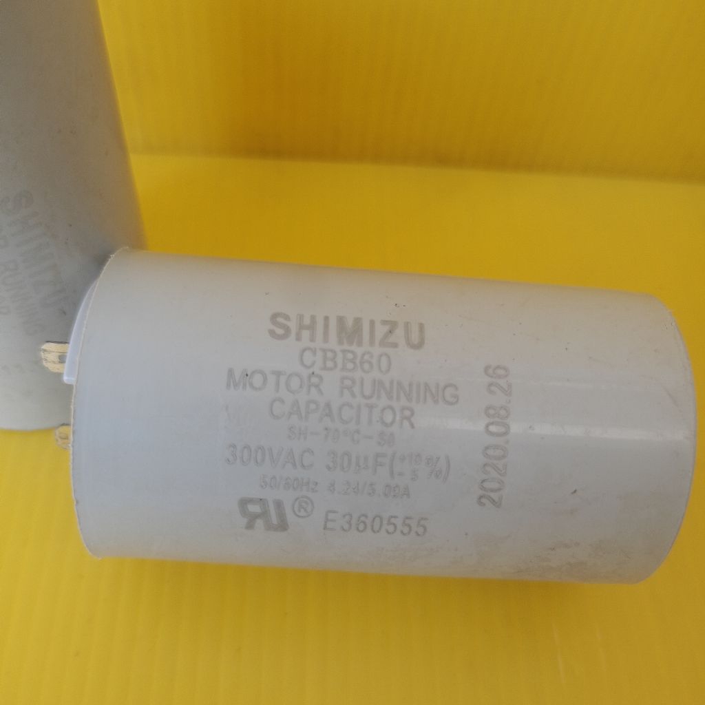KAPASITOR ORIGINAL SHIMIZU 30UF 300VAC