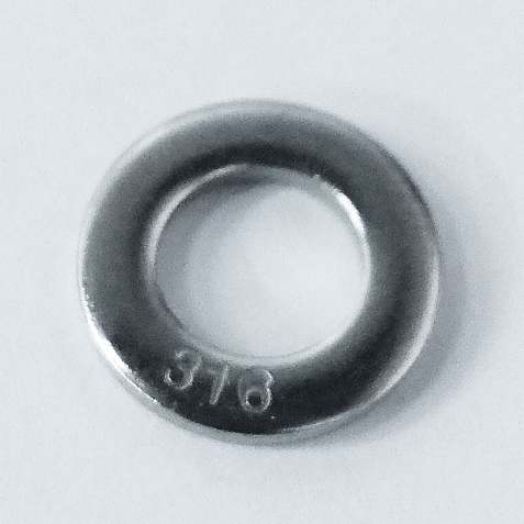 Ring Plat Stainless Steel - M12 - Washer Plate SS316