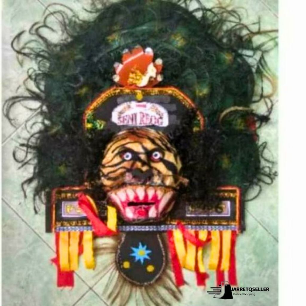 Topeng Reog Ponorogo || Mainan Topeng Spon Reog Ponorogo Mainananak //Topeng Reog Bulu Besar Anak
