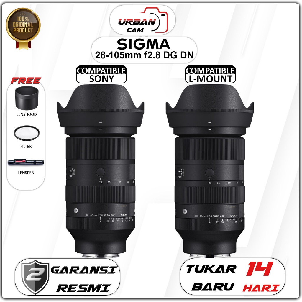 Sigma 28-105mm f2.8 DG DN Art Full Frame / Lensa Sigma 28-105mm f2.8 DG DN