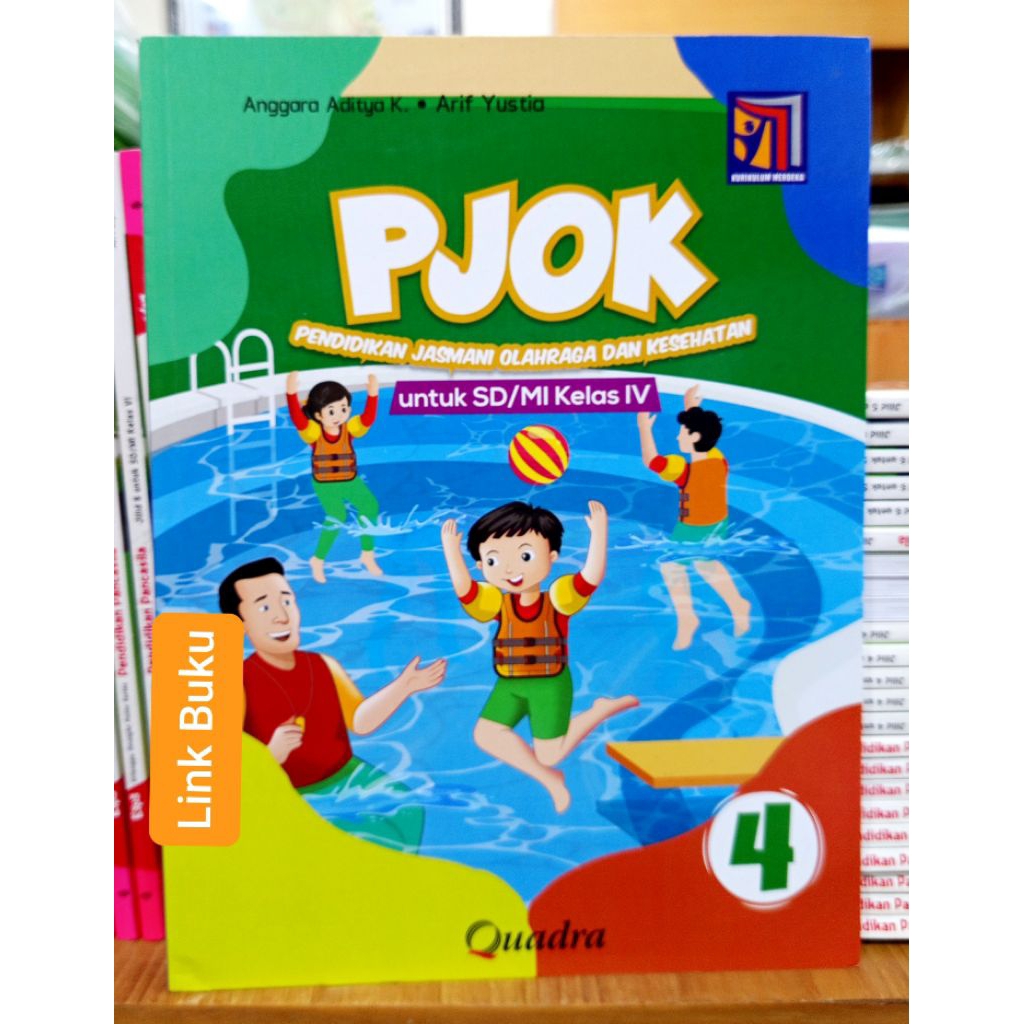 Buku PJOK Kelas 4 SD Kurikulum Merdeka Quadra