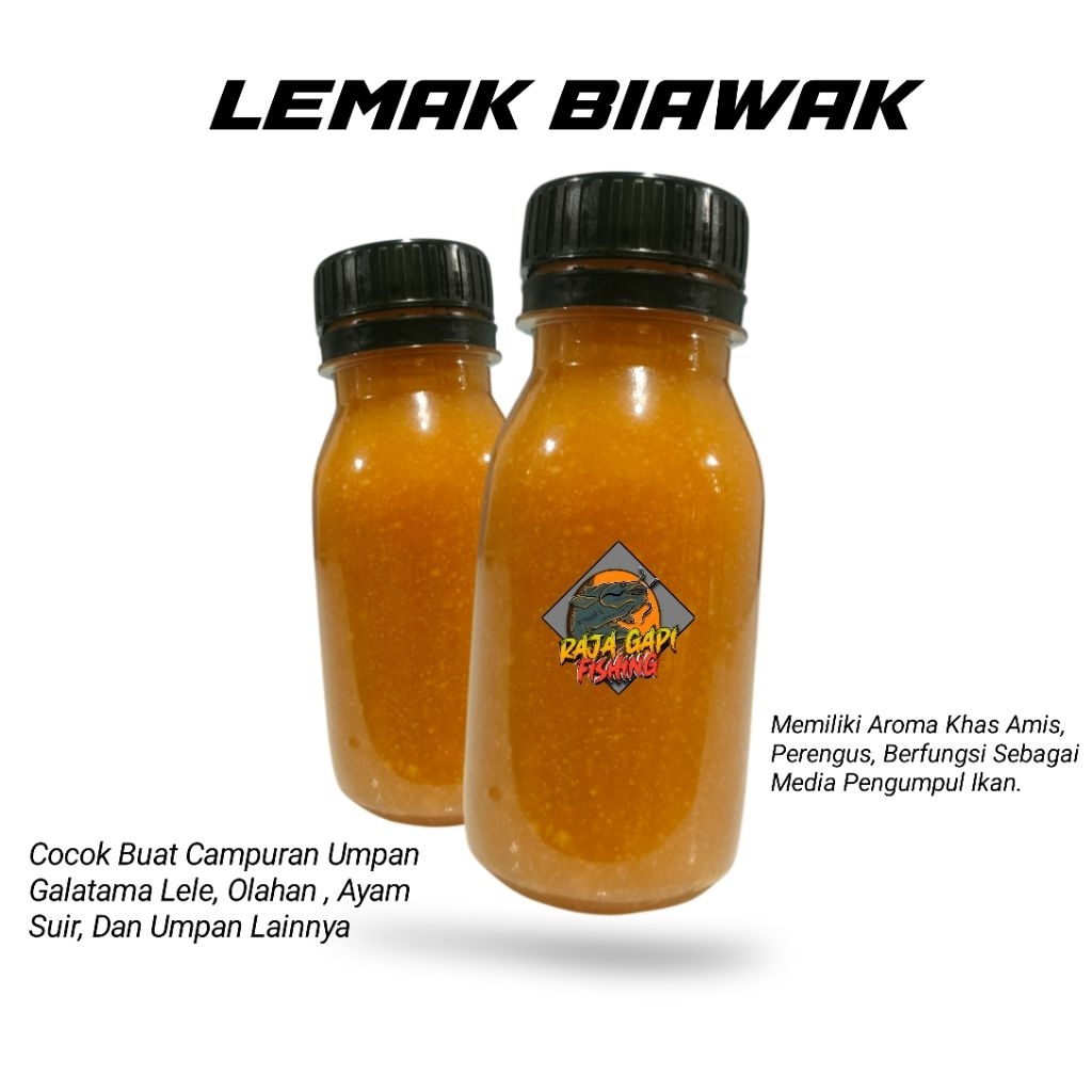 Lemak Biawak Campuran Umpan Olahan Galatama Lele