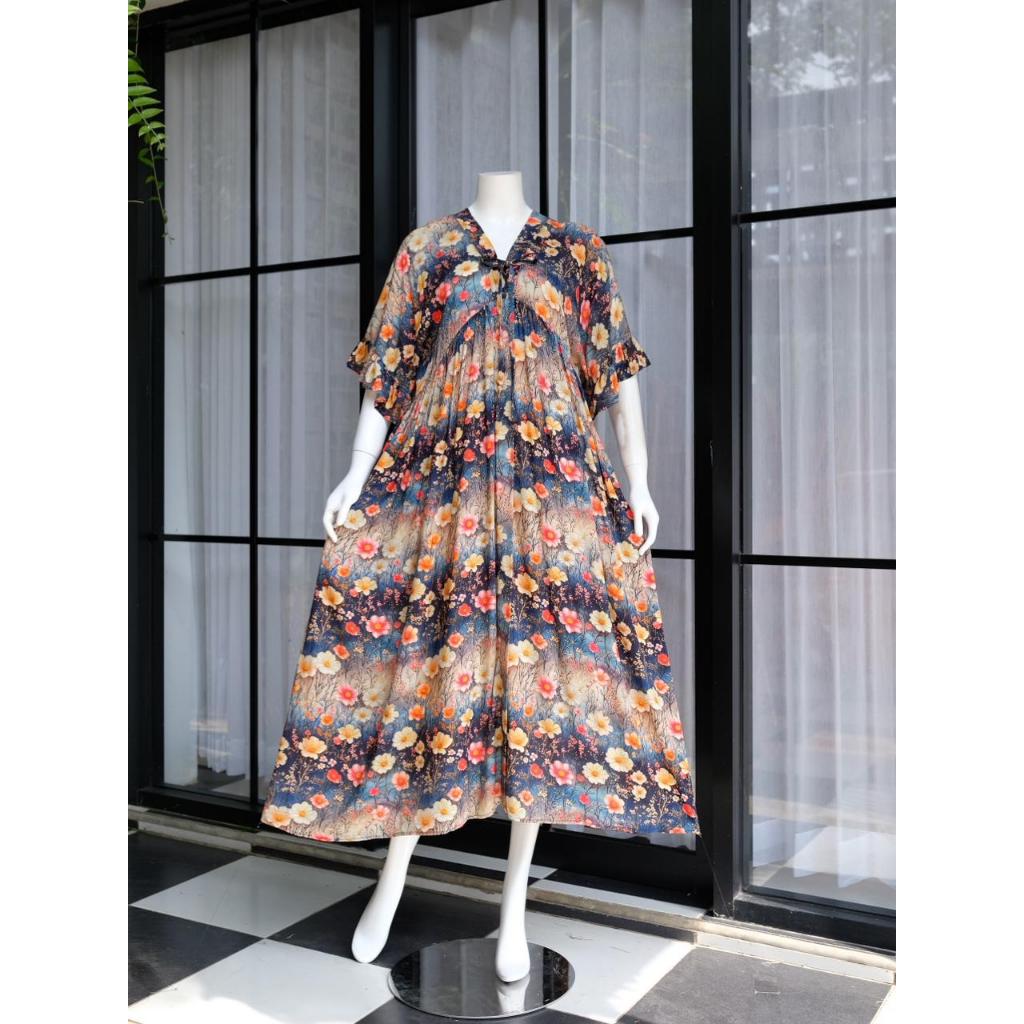 ZORAYA daster new kimono panjang dress motif premium remaja bumil