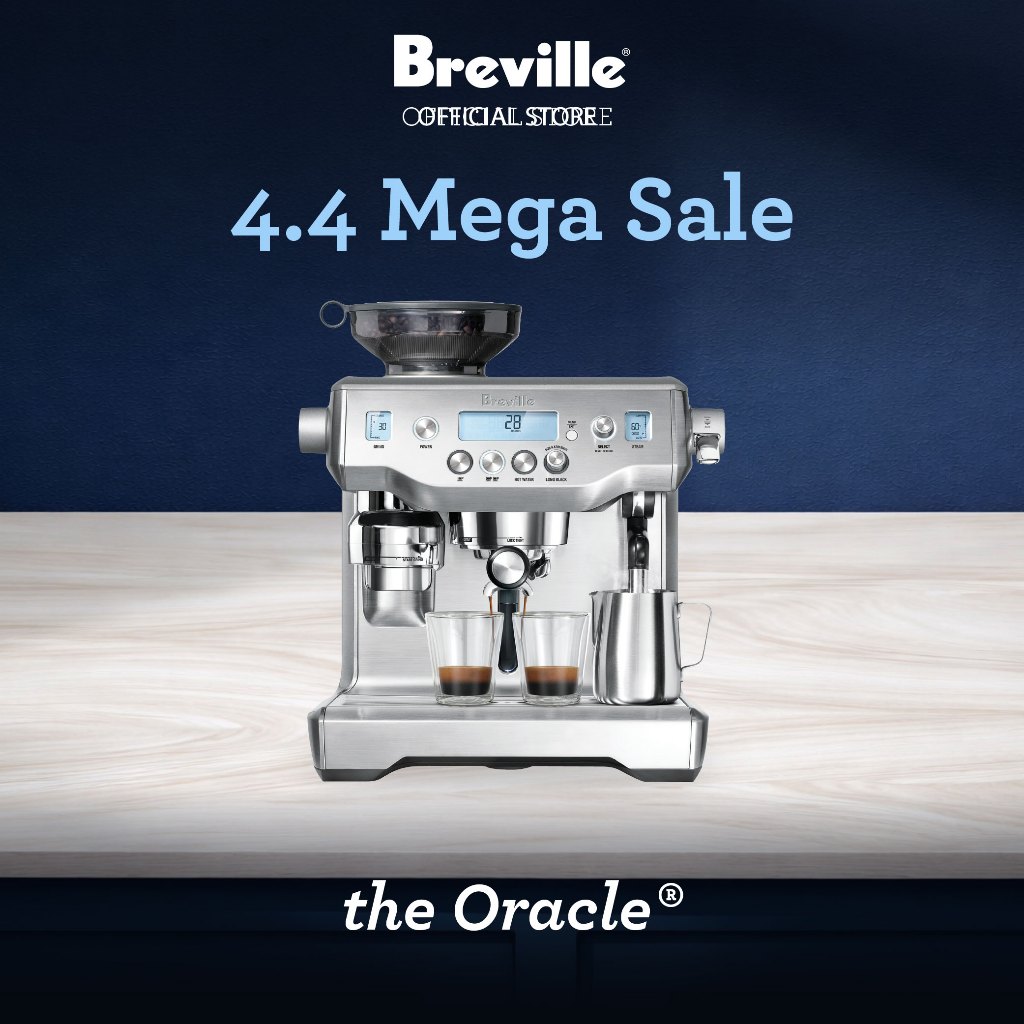Breville BES980 Oracle - Mesin Kopi Espresso Stainless Steel 2500ml