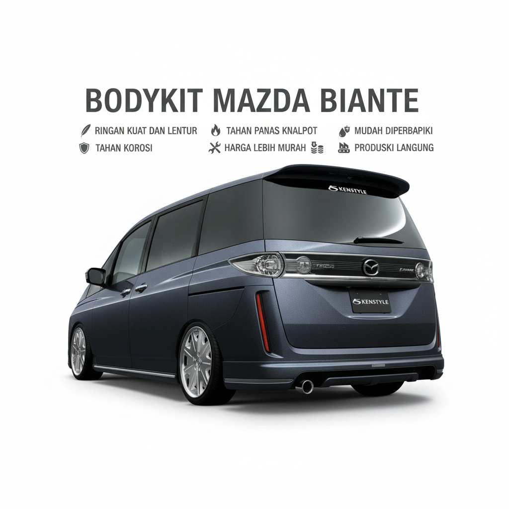 Bodykit mazda biante body kit mazda biante kenstyle