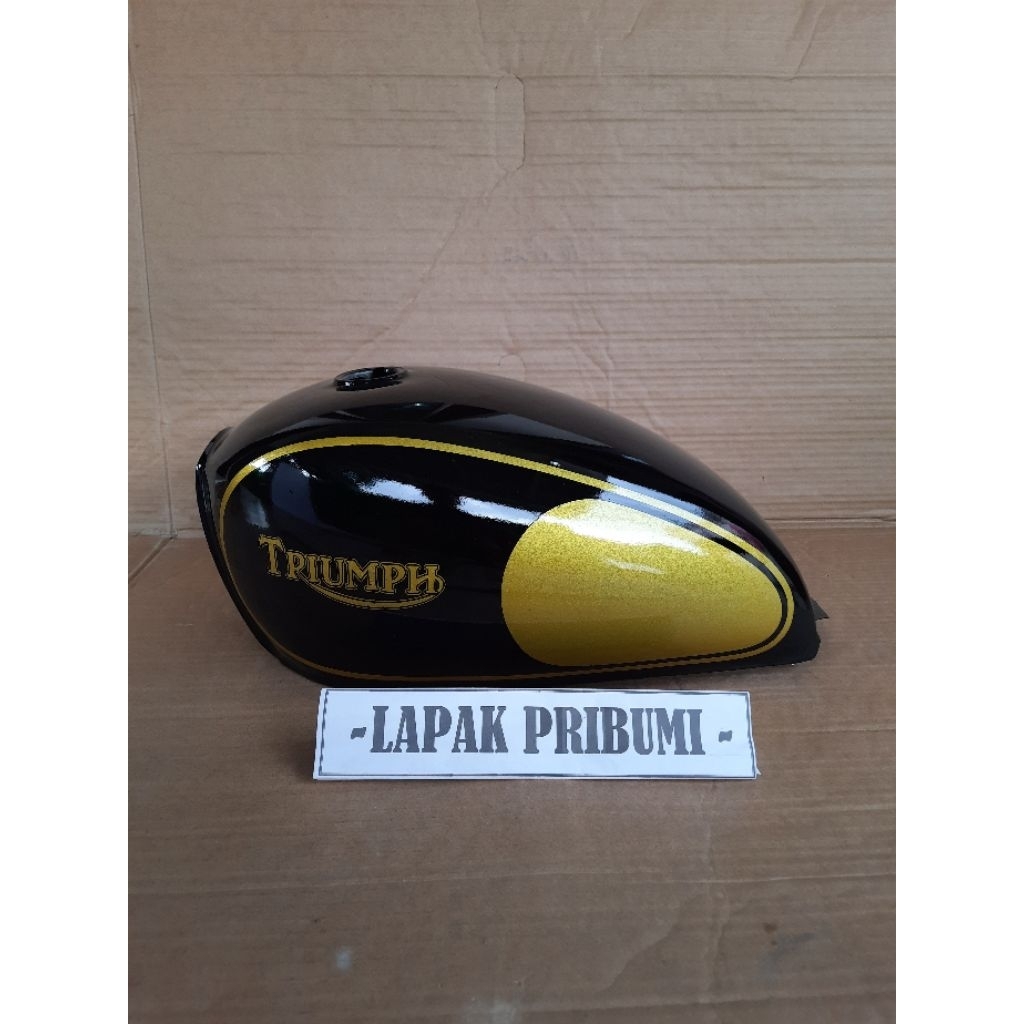Tangki custom japstyle Triumph bober bratstyle caferacer Scrambler GL Scorpio Tiger Byson Thunder