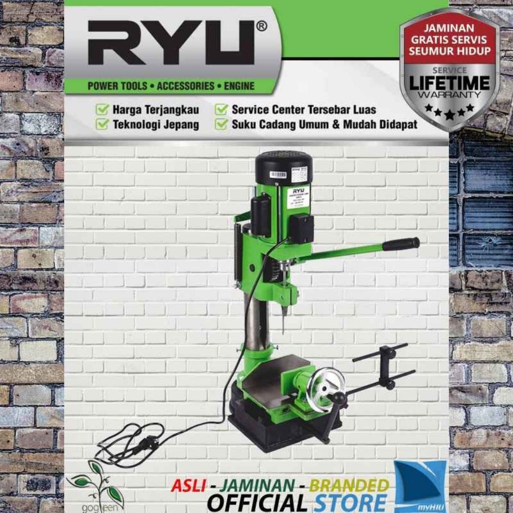 RYU MESIN BOBOK KAYU 13MM /MORTISER MACHINE RMM13