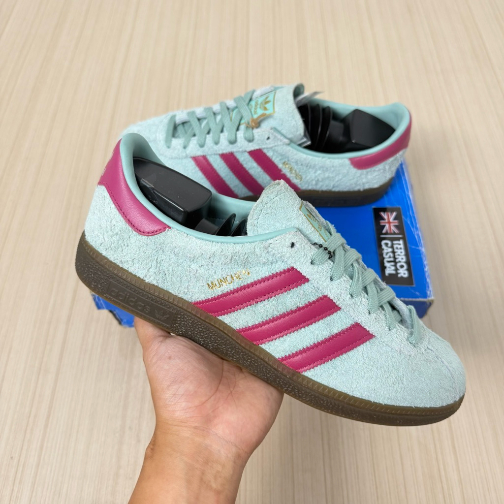 adidas munchen hazy green oxide originals bnibwt