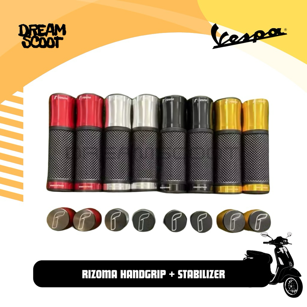 Handgrip Rizoma + Stabilizer Rizoma Vespa Sprint vespa primavera Vespa S Vespa LX