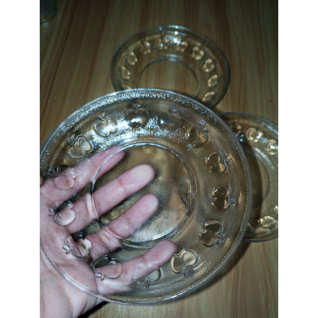 lepek kaca/lepek kopi apel per 1/2 lusin