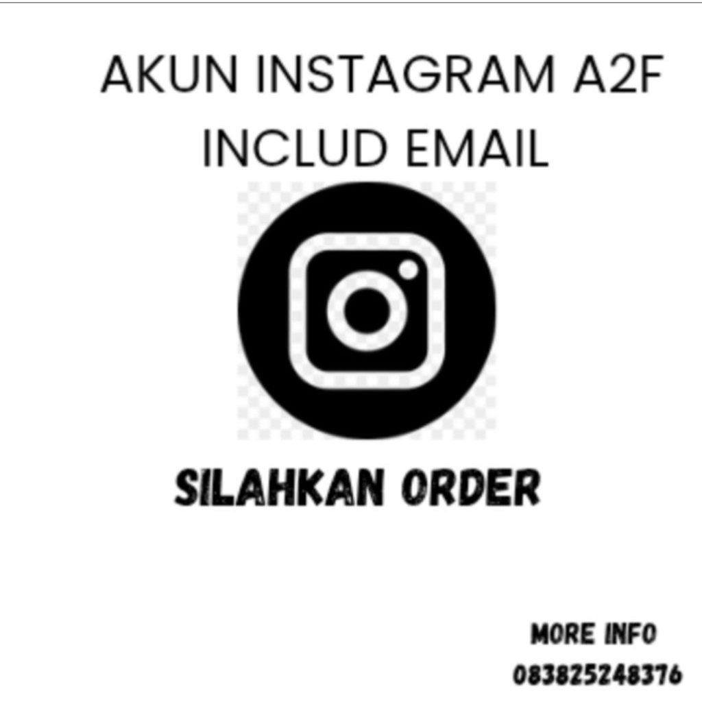 Akun Instagram Polos 2FA Aktif - Siap Pakai, Bergaransi, Tidak Ada Daftar Teman