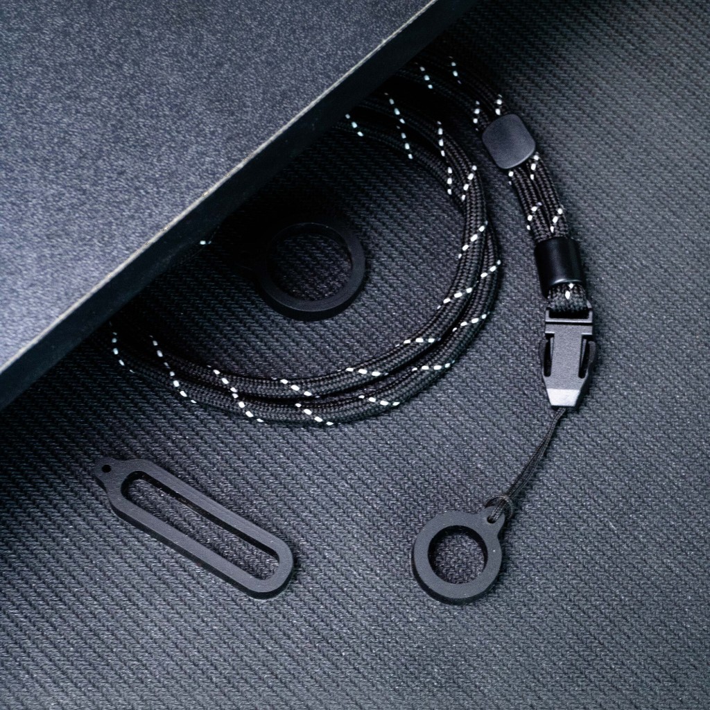 Lanyard Tali Paracord Prusik ID Card Gantungan Kalung Hp Phone Strap  Multifungsi Include O Ring Kar