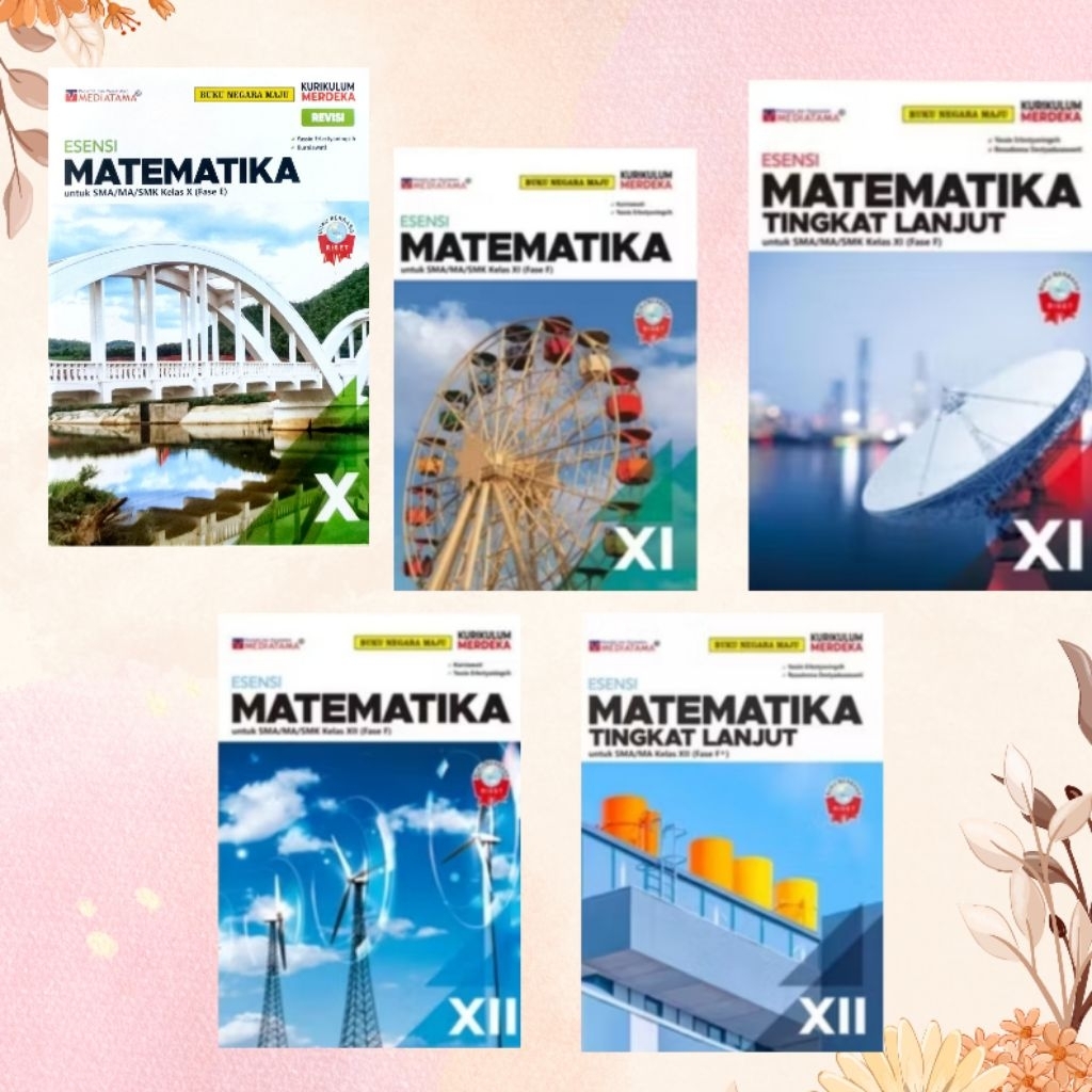 Buku Original Esensi Matematika SMA/MA kelas 10,11,12 Kurikulum Merdeka MEDIATAMA