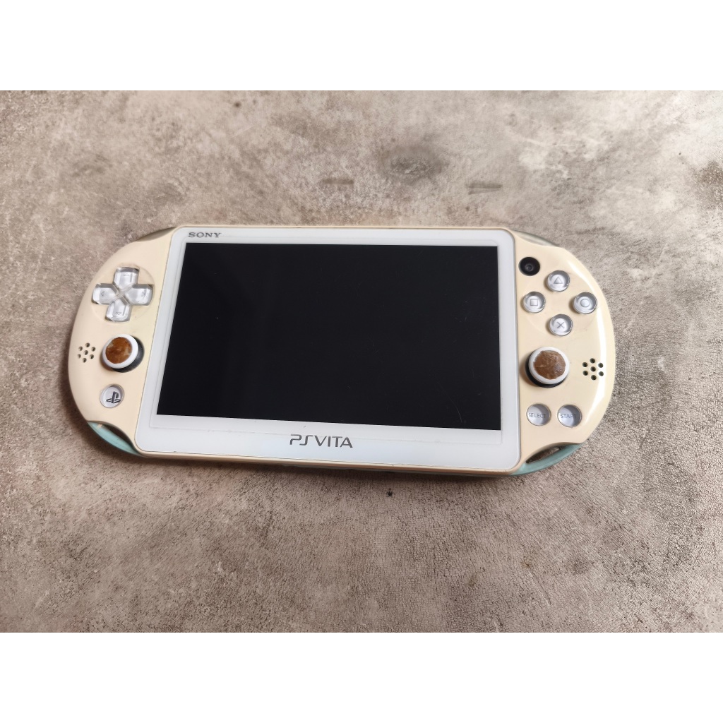 PlayStation PS Vita Slim White Light Blue Henkaku 000