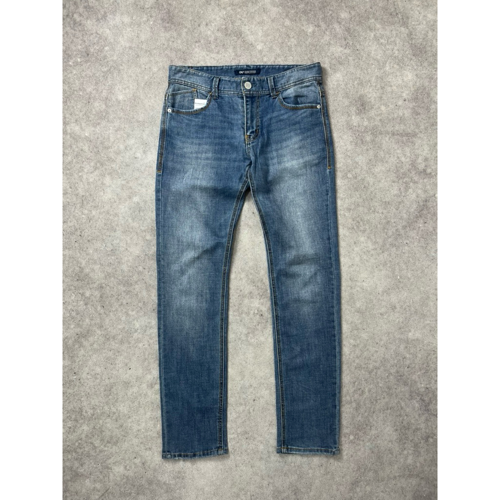GU denim studio slim jeans
