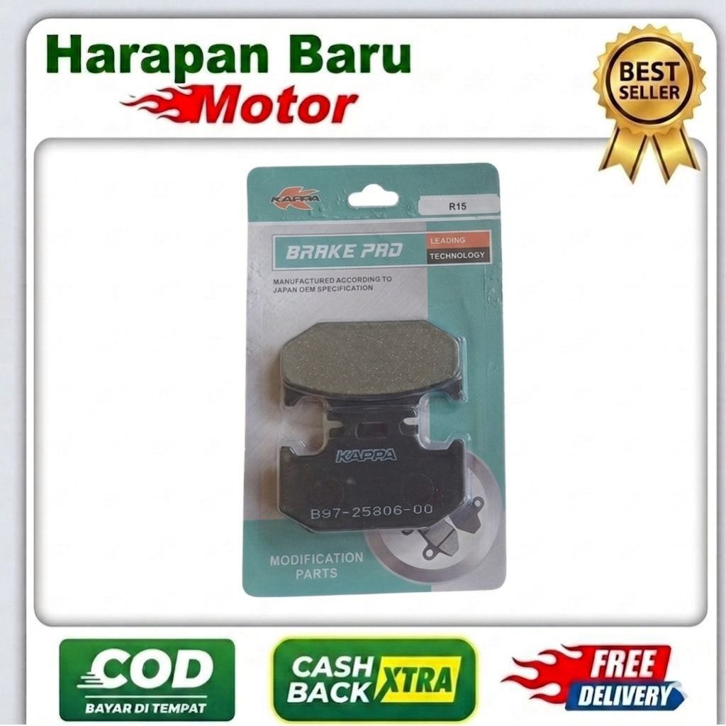 KAMPAS REM/DISPED R15 KAPPA - HARAPAN BARU MOTOR