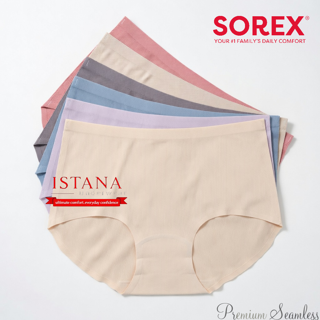 CD Wanita Seamless Sorex Celana Dalam Tanpa Jahitan Lembut Elastis lembut tidak membekas