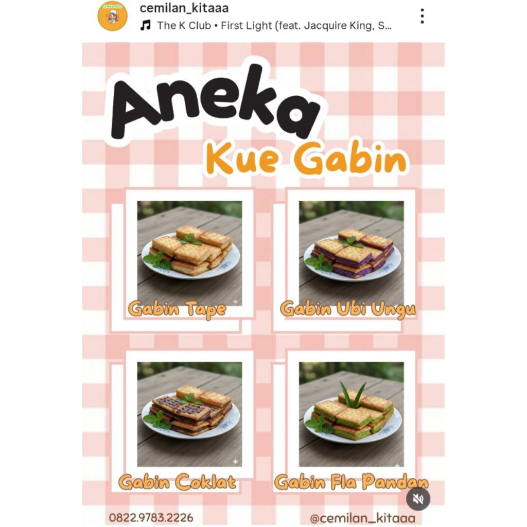 kue Gabin tape / fla
